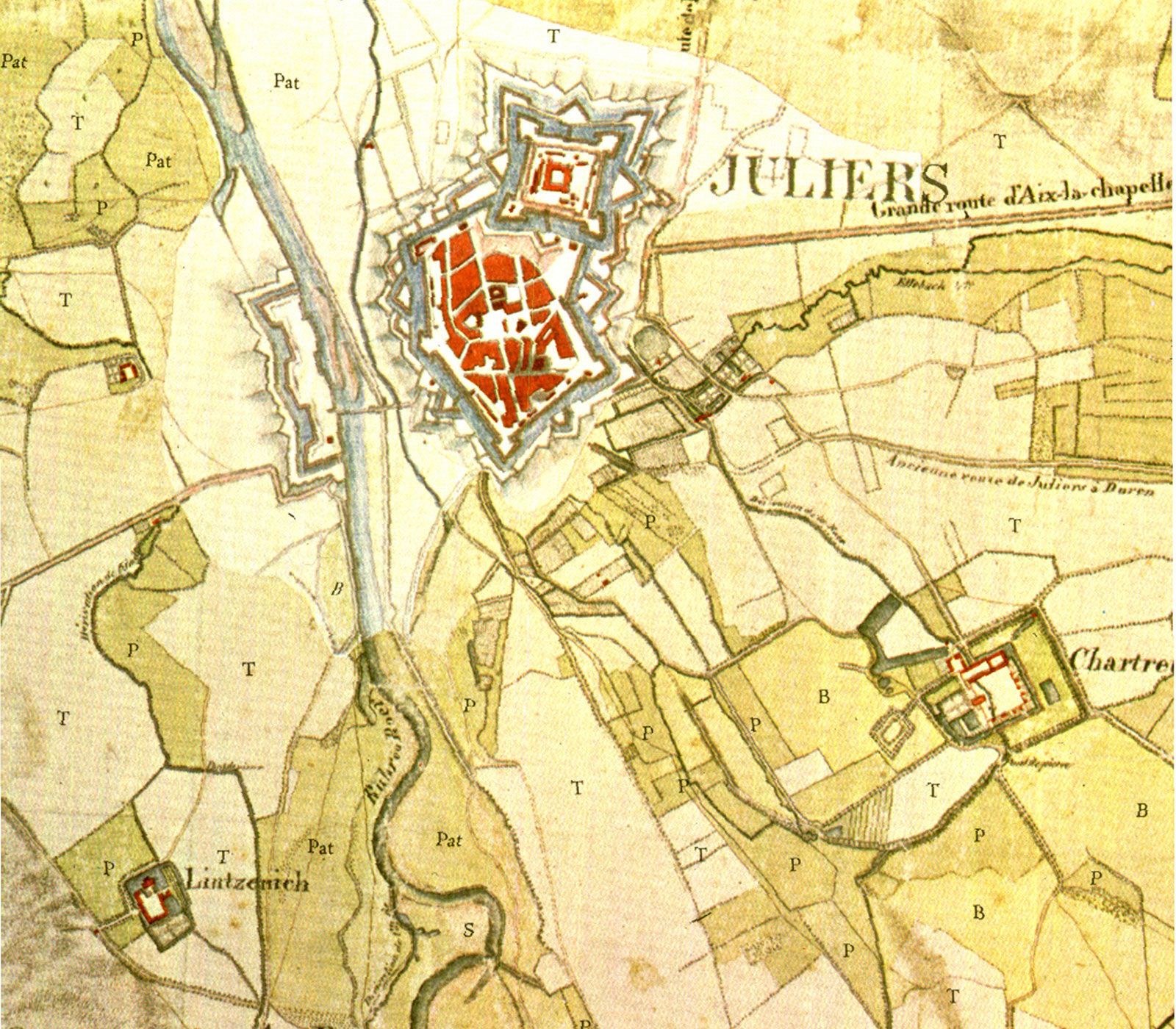 Kartenaufnahme der Rheinlande 1:25.000 (1801 - 1828)